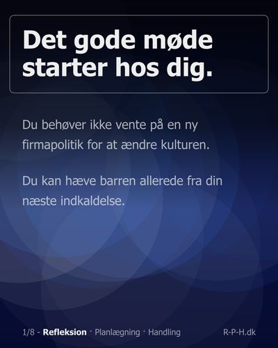 Forside: Det gode møde starter hos dig